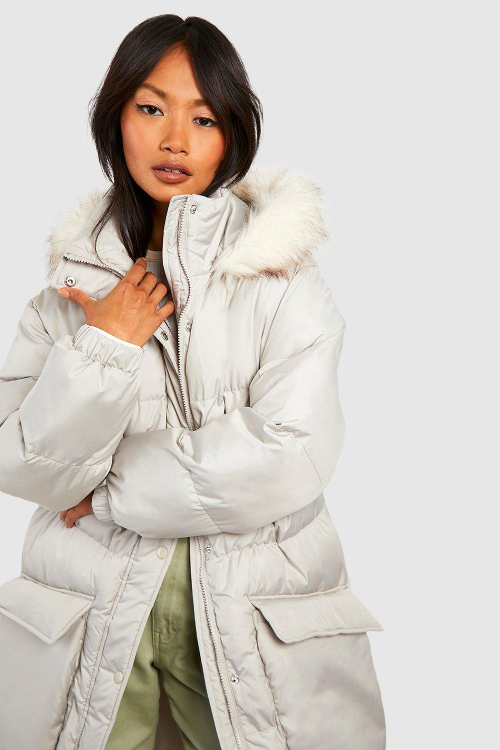 Boohoo parka clearance